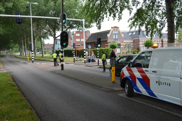 Mountainbiker gewond na aanrijding met auto