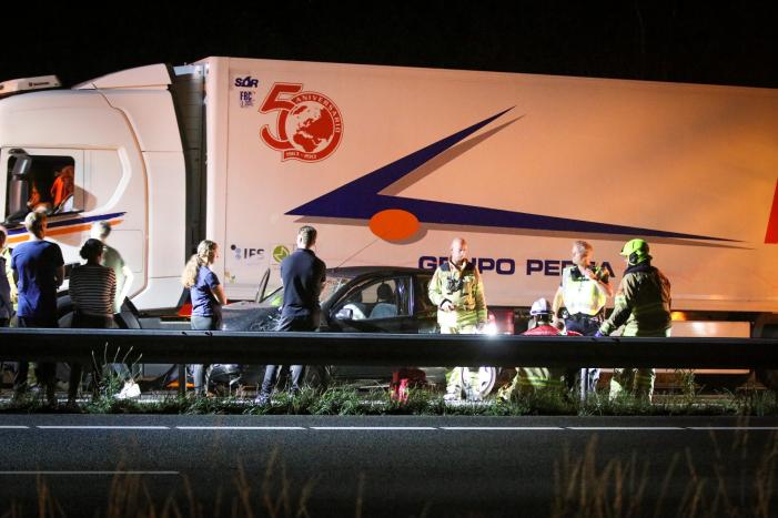 Snelweg afgesloten na ongeval