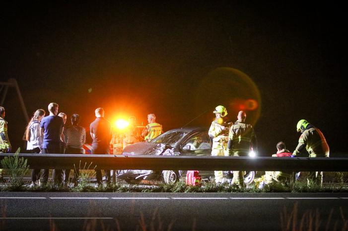 Snelweg afgesloten na ongeval