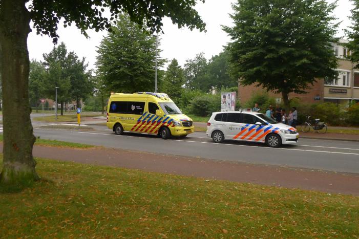 Fietser gaat onderuit en raakt gewond