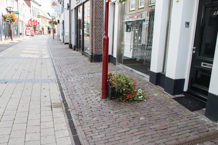 Vernielingen in centrum