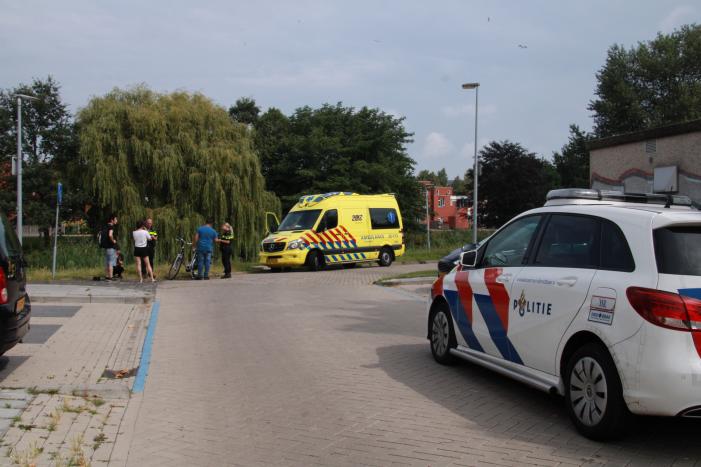 Fietser gaat onderuit en raakt gewond