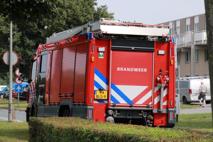 Auto klapt op bestelbus