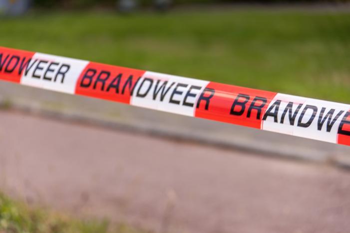 Tuinhuis volledig verwoest door brand