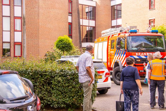 Appartementencomplex ontruimd door gaslucht