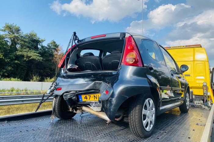 Vijf auto's betrokken bij verkeersongeval op snelweg