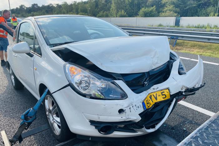 Vijf auto's betrokken bij verkeersongeval op snelweg