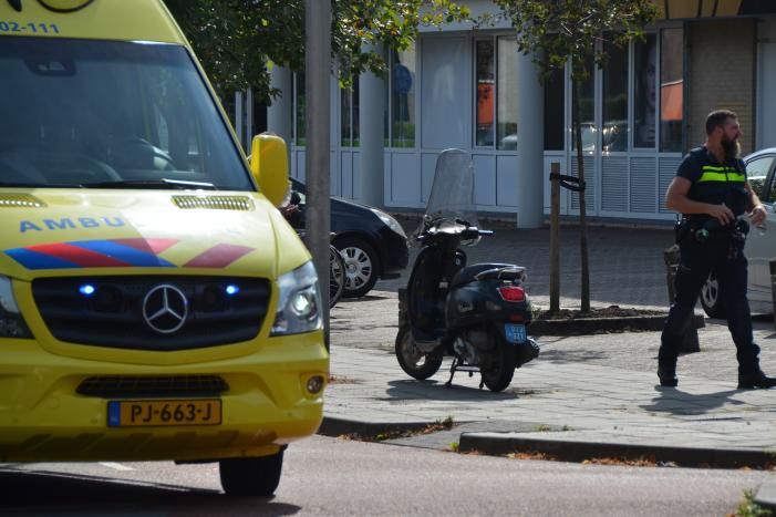 Scooterrijder gewond bij eenzijdig ongeval