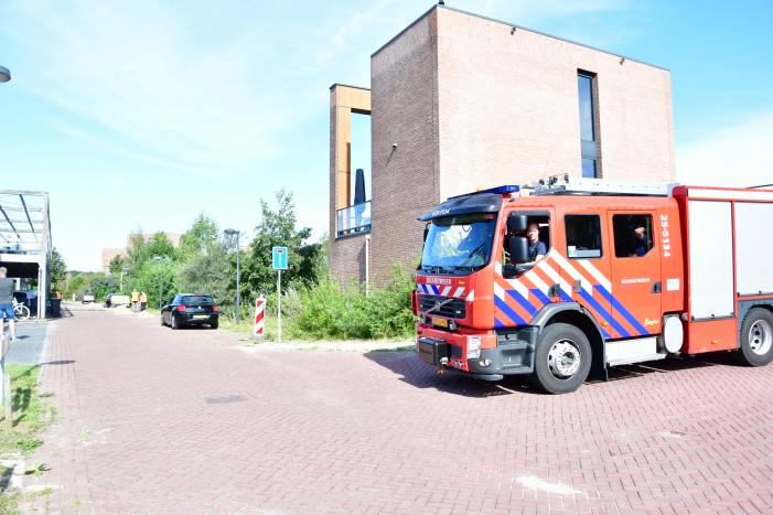 Gasleiding geraakt bij wegwerkzaamheden