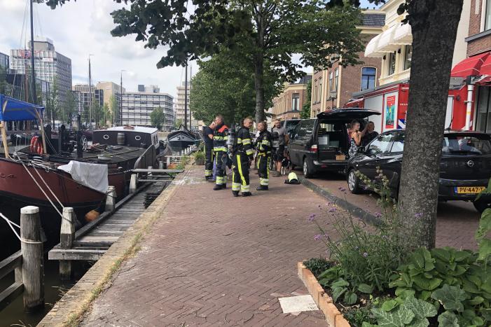 Één gewonde bij brand op schip