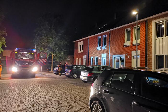 Brand in keuken van woning