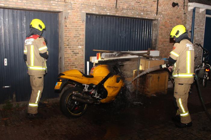 Flinke schade aan motor door brand