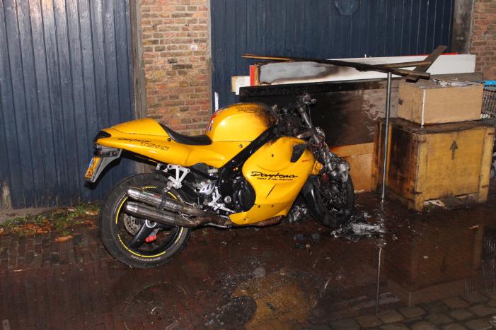 Flinke schade aan motor door brand