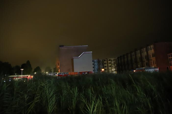 Uitslaande brand in leegstaande flat