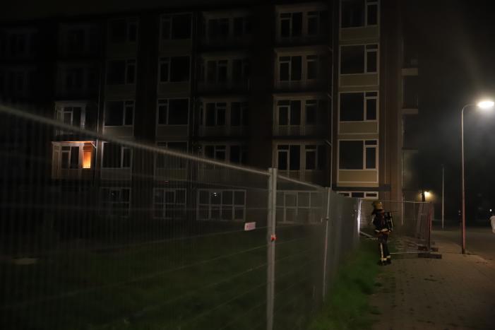 Uitslaande brand in leegstaande flat