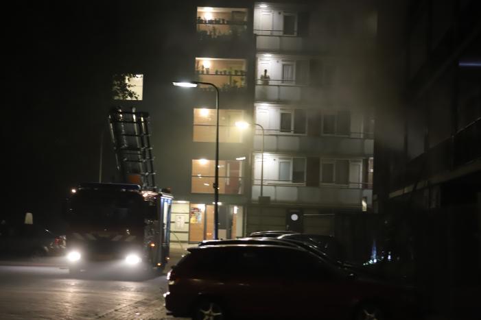 Uitslaande brand in leegstaande flat