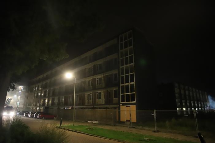 Uitslaande brand in leegstaande flat