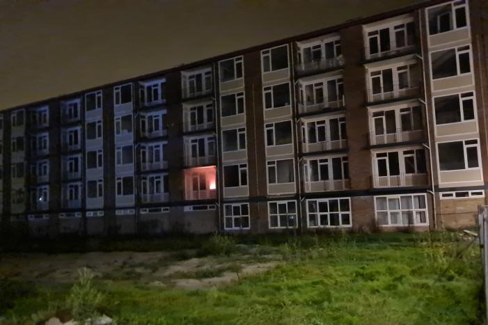 Uitslaande brand in leegstaande flat