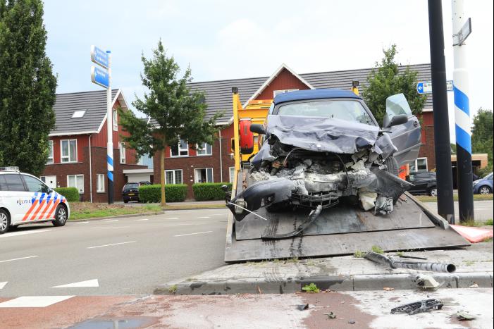 Enorme schade bij ongeval voor Hanzetunnel
