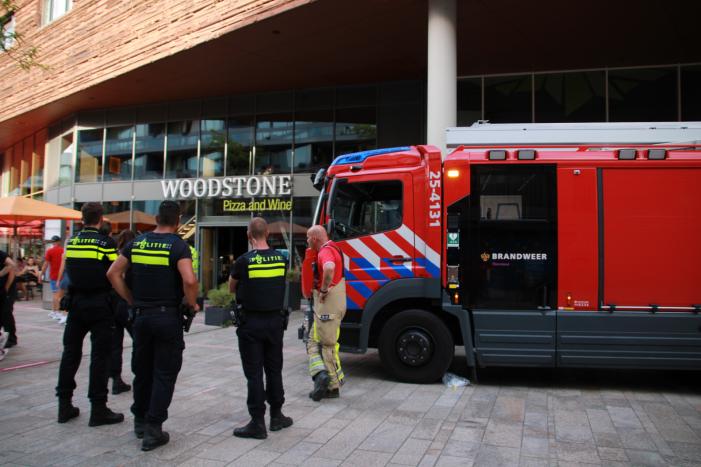 Brand door gesmolten kabel