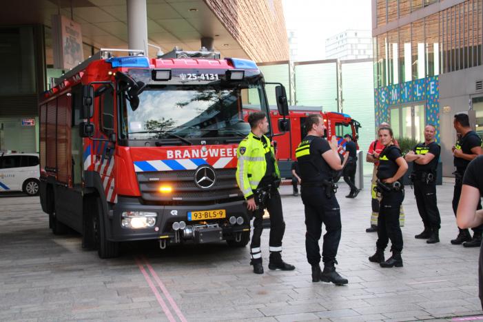 Brand door gesmolten kabel