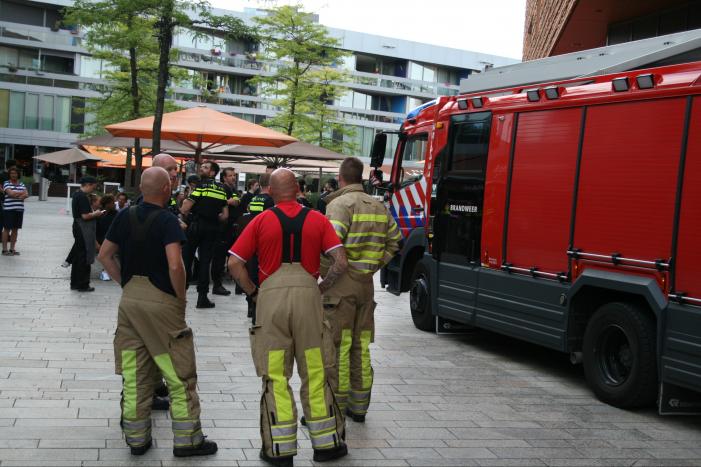 Brand door gesmolten kabel