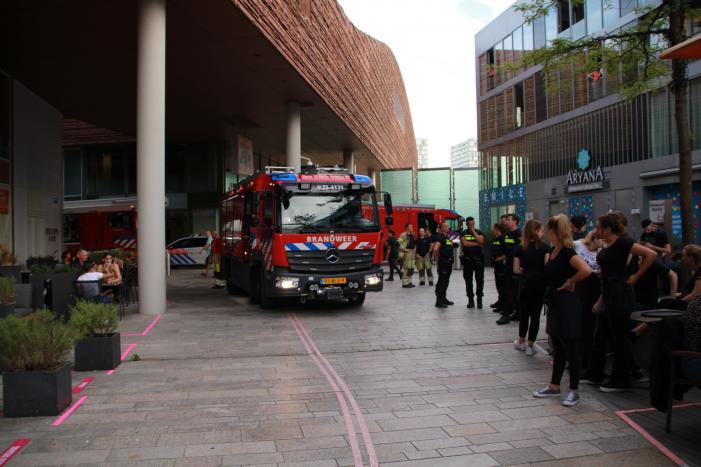 Brand door gesmolten kabel