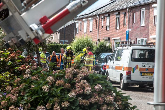 Straat afgesloten na gaslekkage