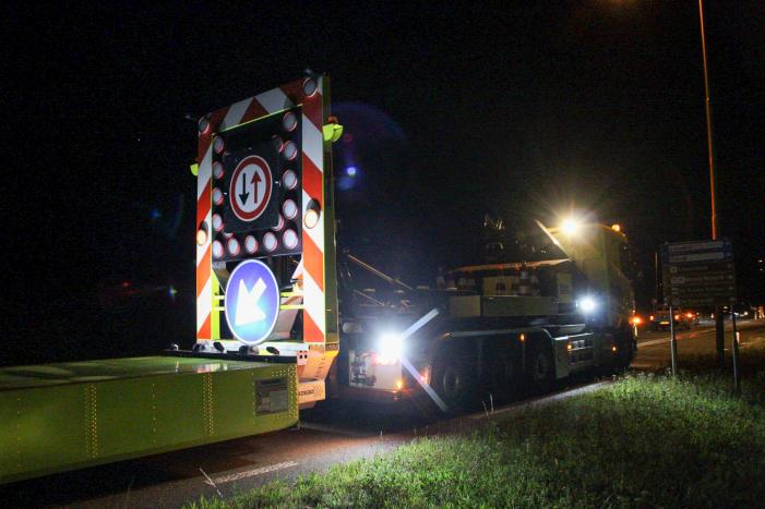 Deel N301 gehele avond afgesloten vanwege opruimwerkzaamheden