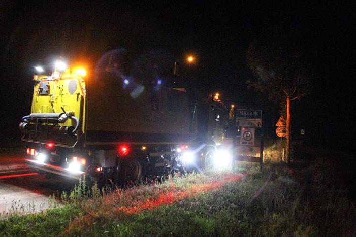 Deel N301 gehele avond afgesloten vanwege opruimwerkzaamheden