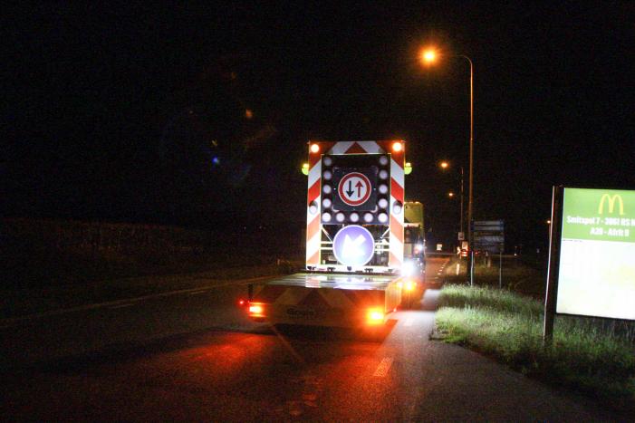 Deel N301 gehele avond afgesloten vanwege opruimwerkzaamheden