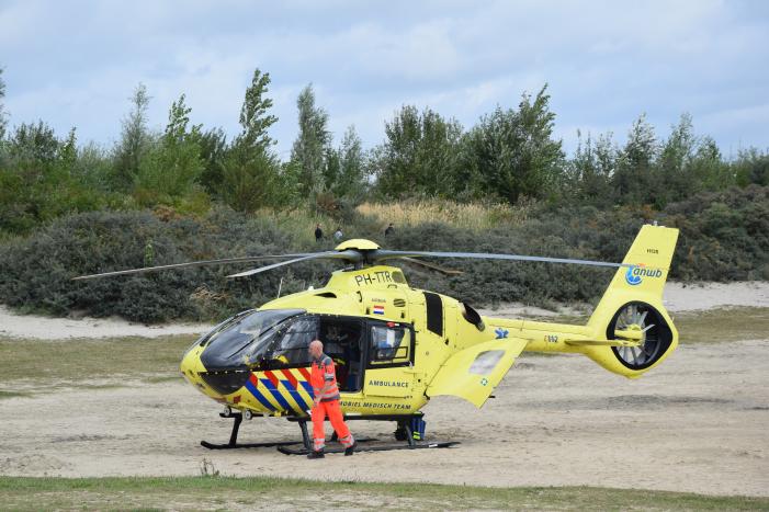 Traumahelikopter ingezet voor gewond kind