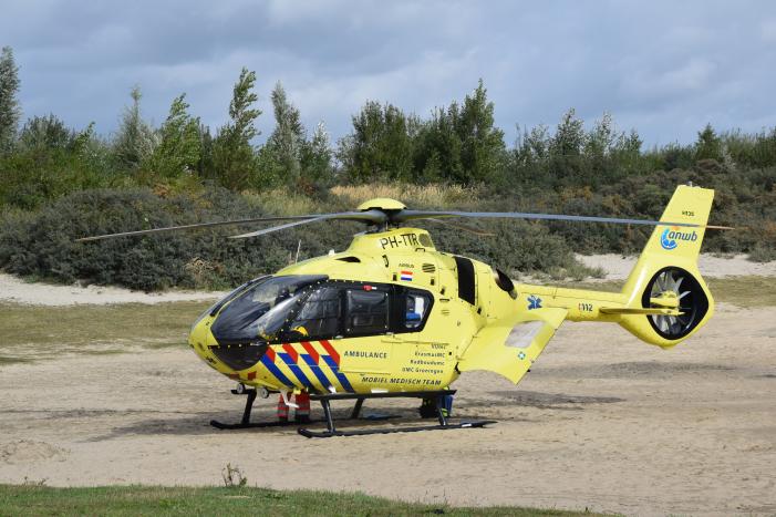 Traumahelikopter ingezet voor gewond kind