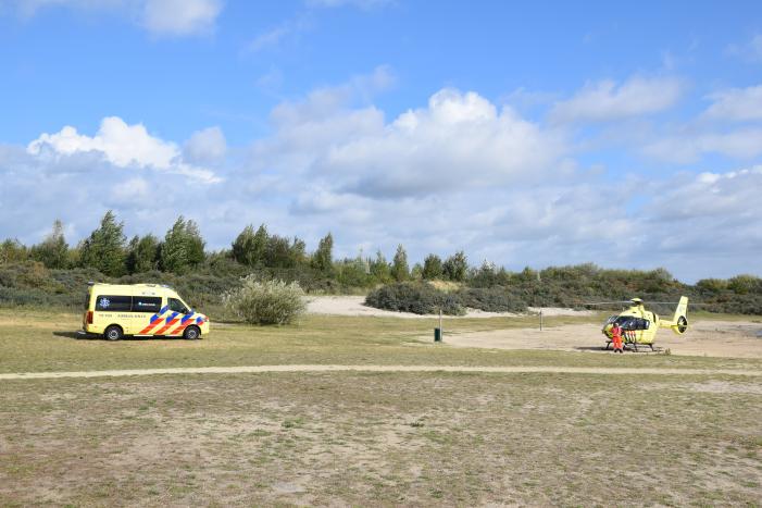 Traumahelikopter ingezet voor gewond kind