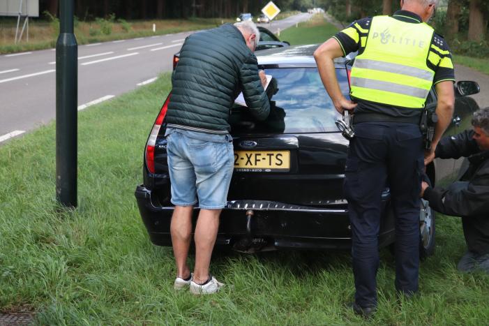 Schade na kop-staart botsing