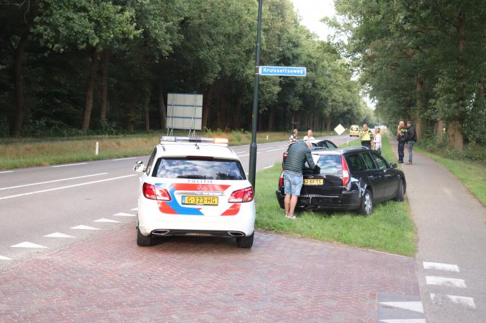 Schade na kop-staart botsing