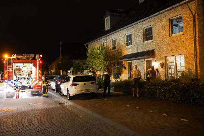 Brand in meterkast van woning