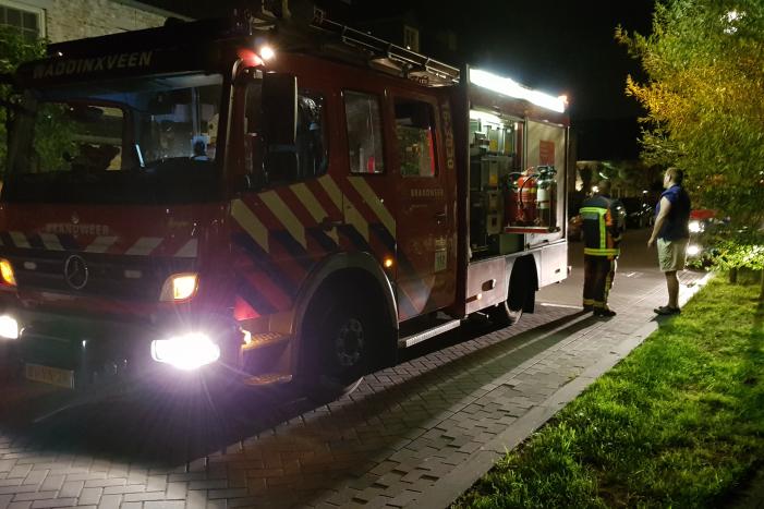 Brand in meterkast van woning