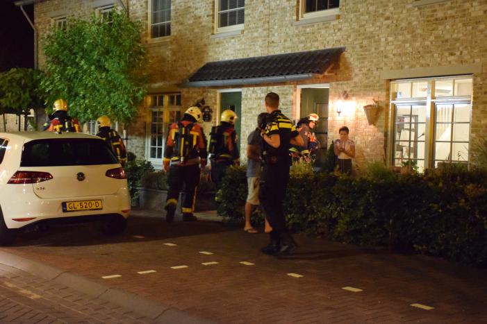 Brand in meterkast van woning