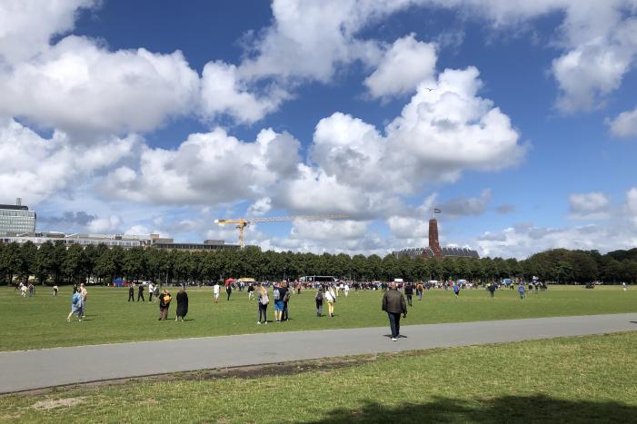 ME maakt zich klaar voor grote demonstratie tegen coronamaatregelen op Malieveld