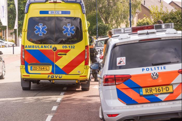 Motorrijder gewond bij verkeersongeval