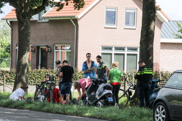 Fietsers gewond na botsing op fietspad
