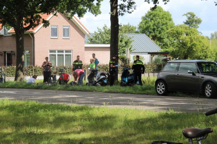 Fietsers gewond na botsing op fietspad