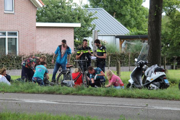 Fietsers gewond na botsing op fietspad