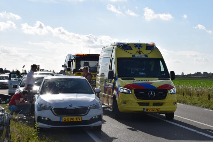 Gewonden bij ongeval met meerdere voertuigen