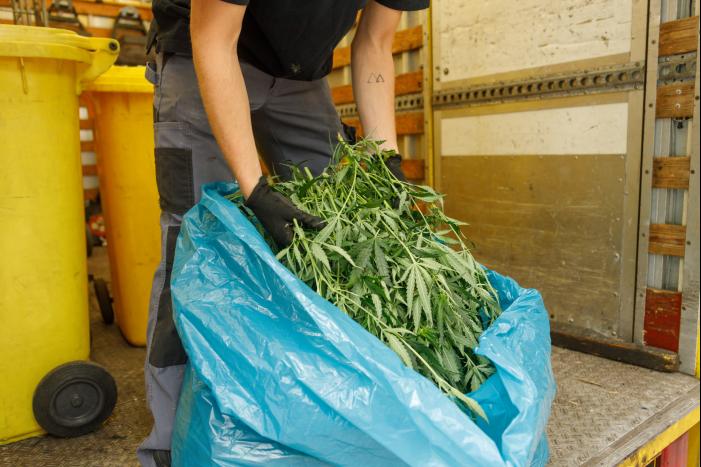 Hennepkwekerij aangetroffen in flatwoning
