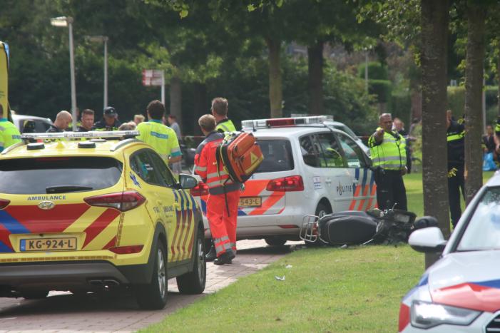 Scooterrijder zwaargewond na achtervolging door politie