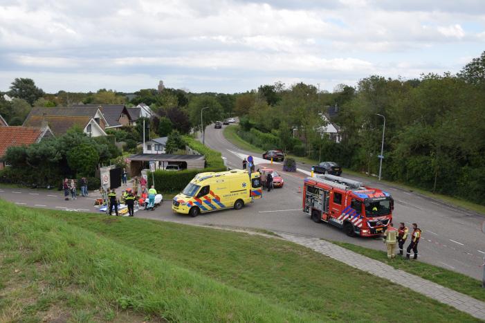 Fietser zwaargewond na ongeval