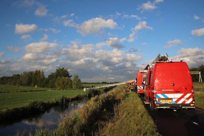 Zoekactie naar boeven in maisveld en water