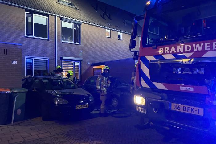 Veel rook bij brand in woning